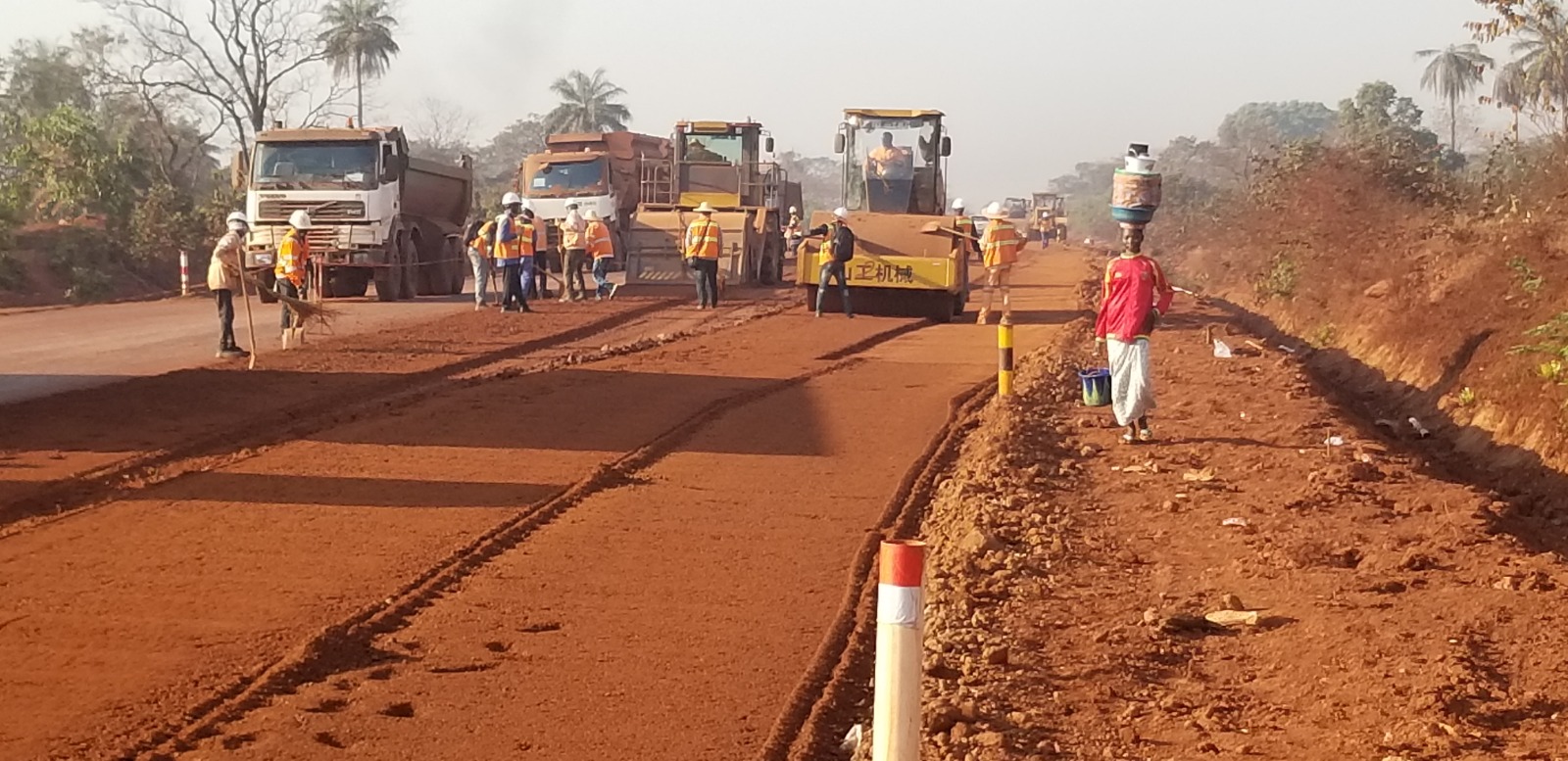 Africa's Largest Bauxite Producer Stabilizes 41 km Haul Road